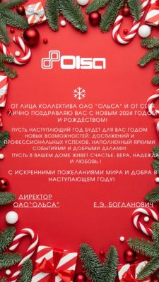 Новогоднее поздравление директора Богданович Екатерины Эдуардовны