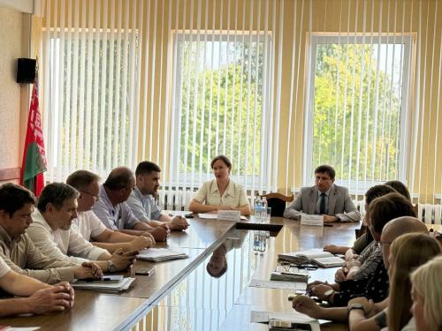 ОАО «Ольса» посетил глава администрации Ленинского района г.Могилева