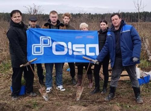 Молодеж ОАО «Ольса» приняли участие в восстановлении леса